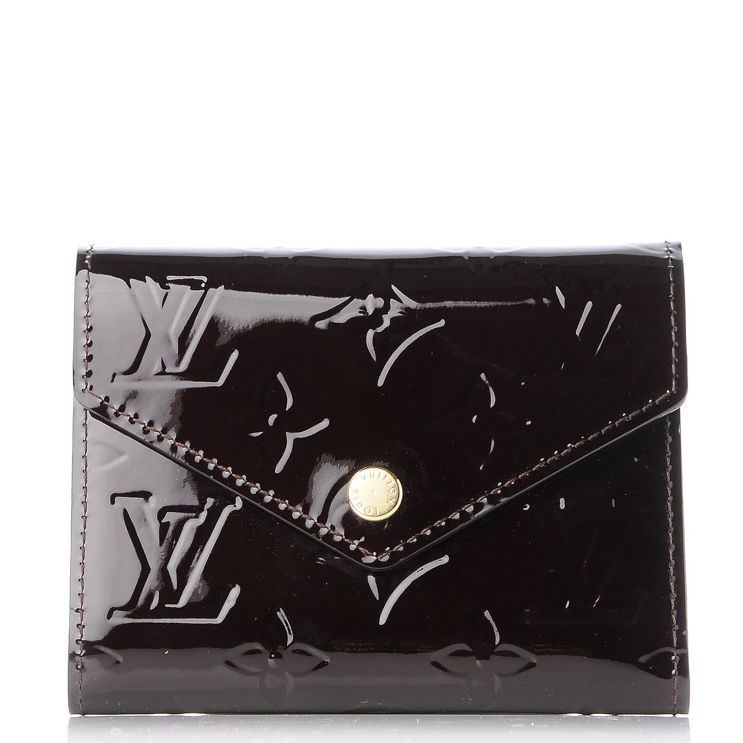 Louis Vuitton Vernis Victorine Wallet Amarante 1 of 7