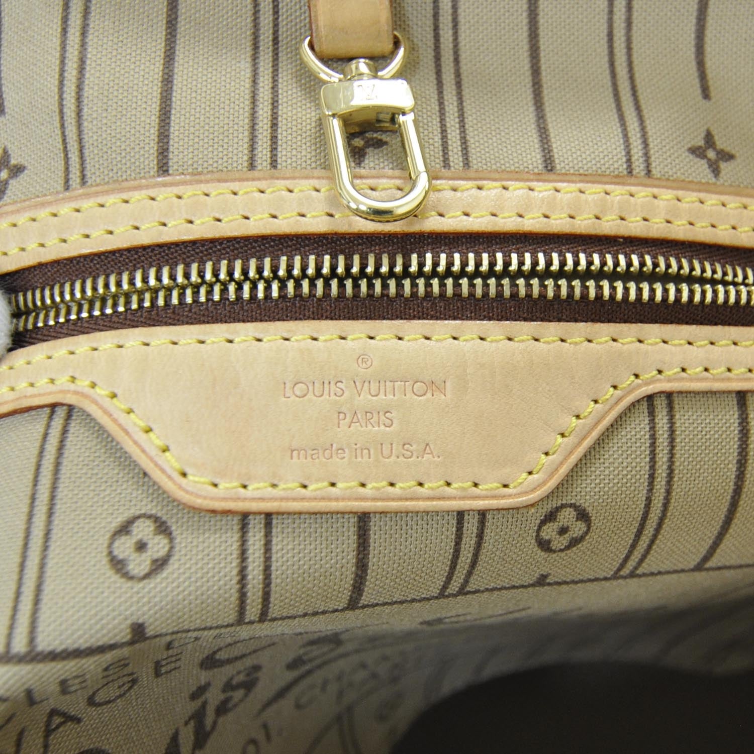 Louis Vuitton Monogram Neverfull MM 7 of 9