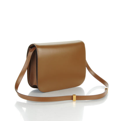 Celine Box Calfskin Medium Classic Box Flap Bag Camel 3 of 8