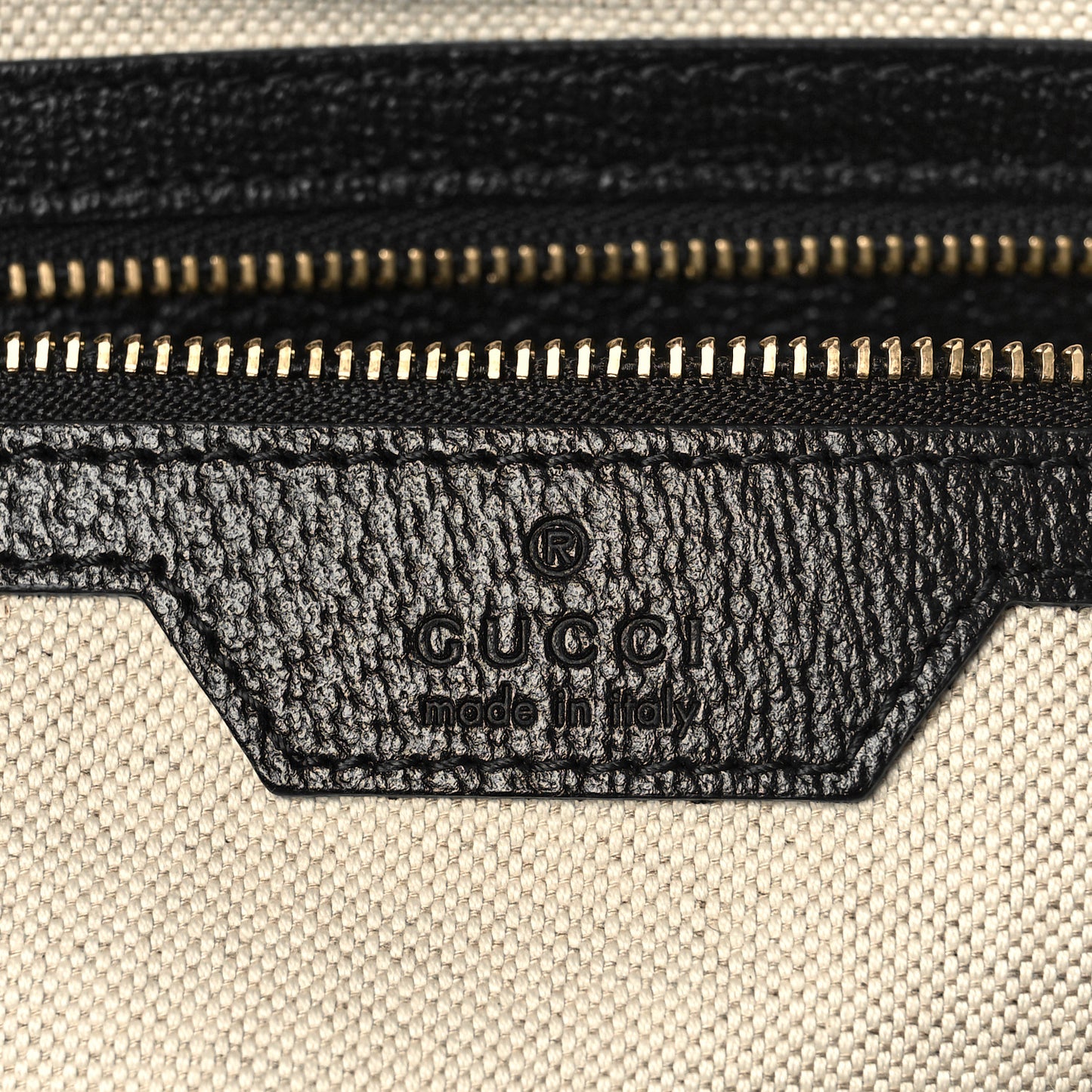 Jacquard Black Denim GG Monogram Medium Ophidia Shopping Tote Black Ivory