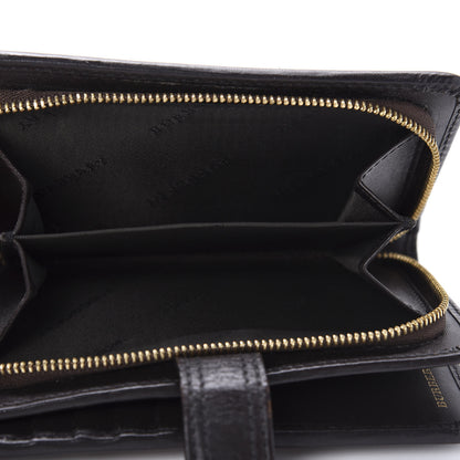 Burberry Haymarket Check Compact Zip Wallet Chocolate 10 of 10