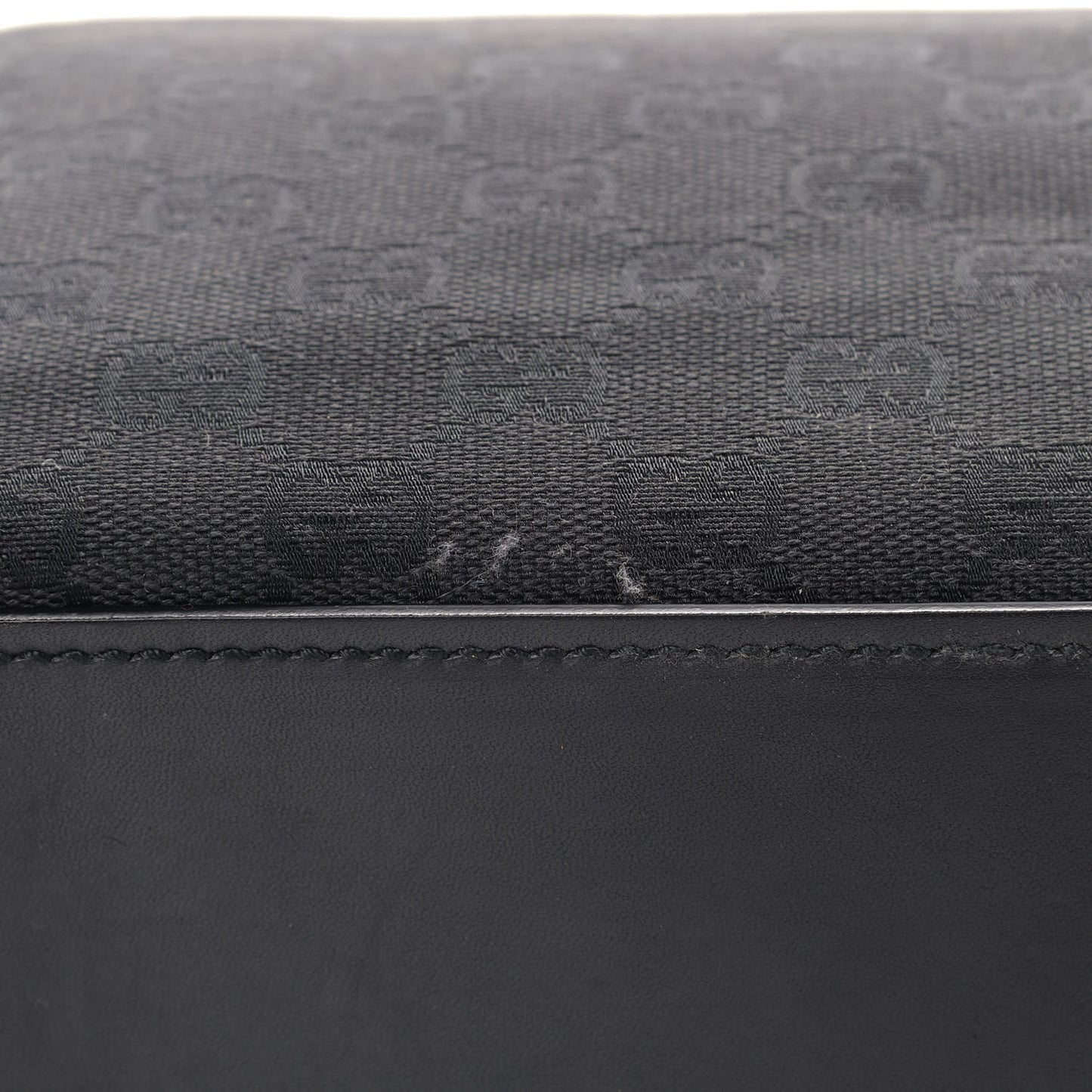 Monogram Large Tote Black