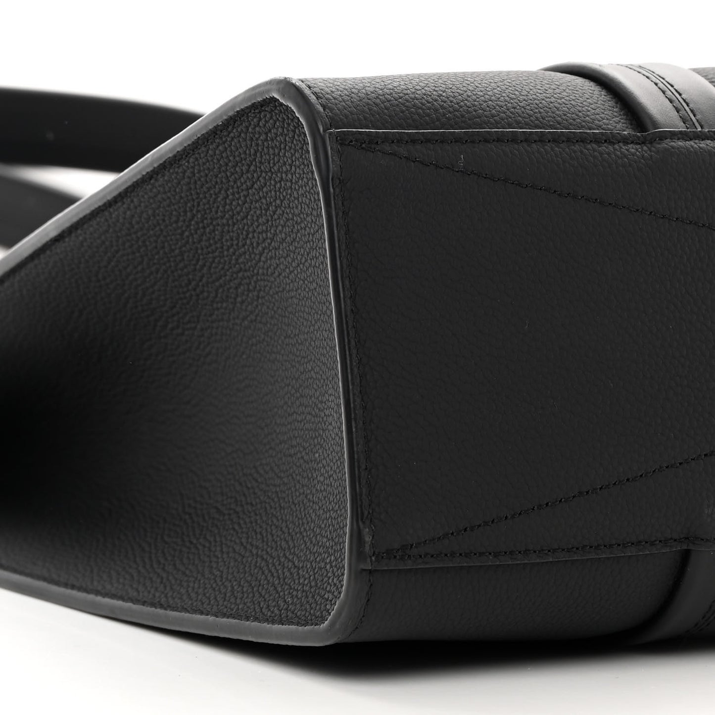 Grained Calfskin LV Aerogram Tote Black