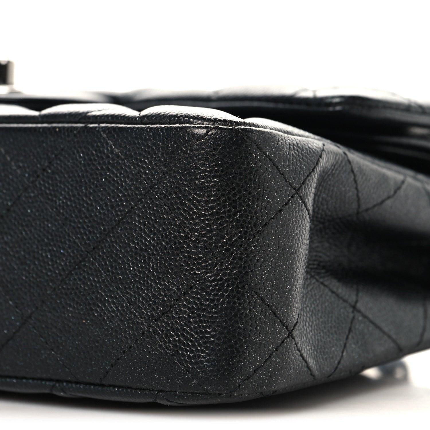 Chanel Iridescent Caviar Quilted Small Double Flap Black 10 of 10