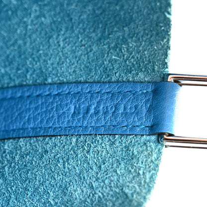 Hermes Taurillon Clemence Picotin Lock 18 PM Bleu Frida 7 of 10