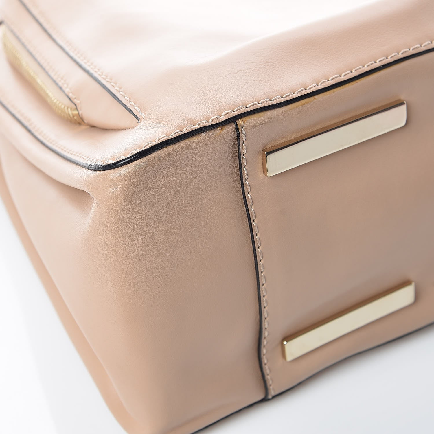 Valentino Garavani Vitello Demetra Satchel Beige 11 of 15