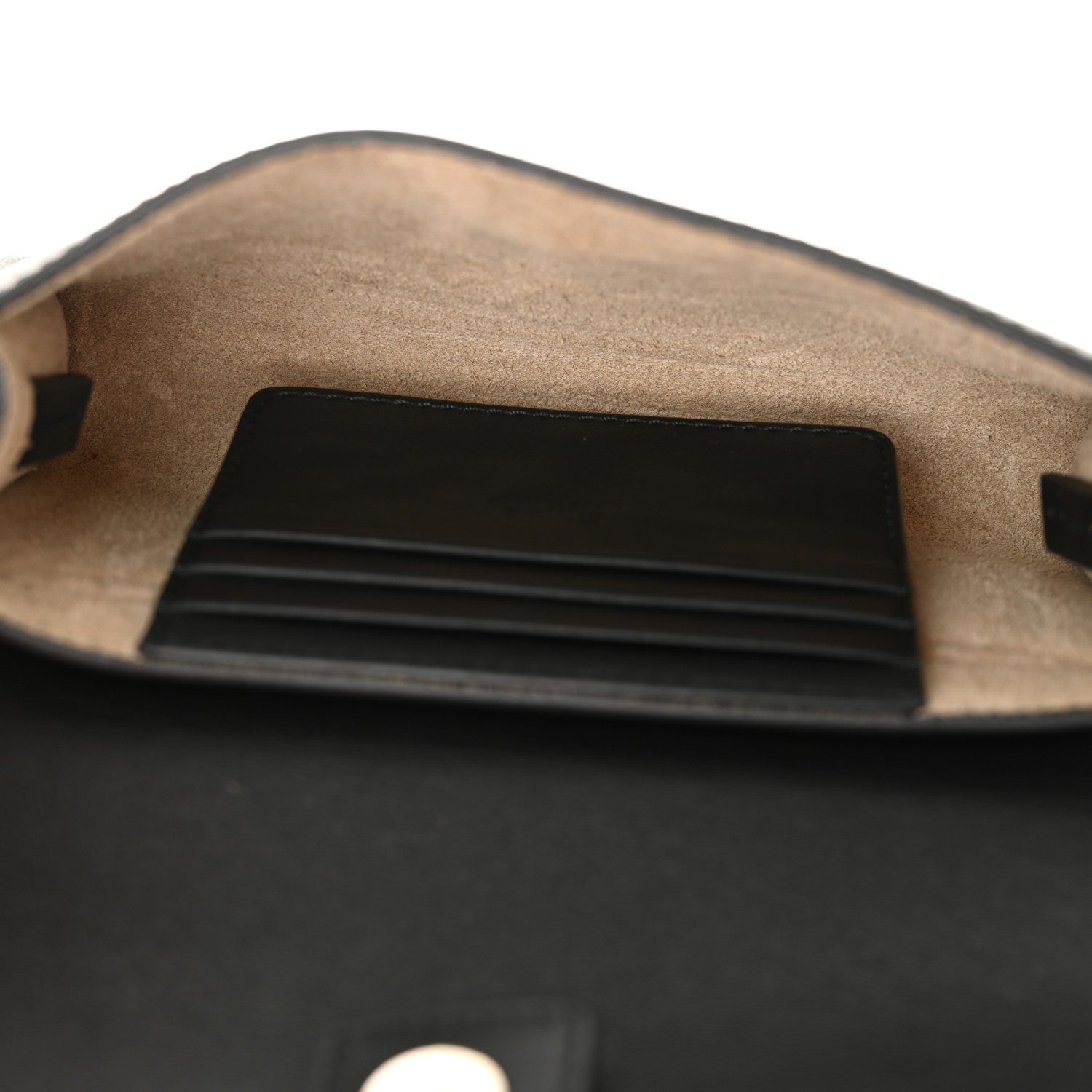 Chloe Suede Calfskin Mini Faye Shoulder Bag Black 5 of 10