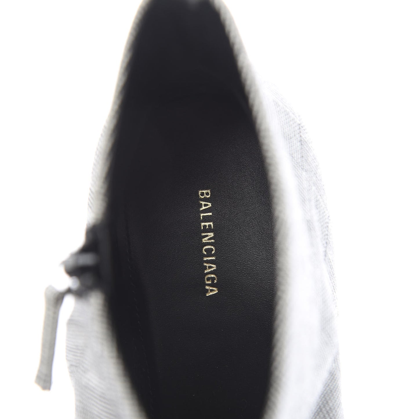 Wool Checked Knife Pointy Toe Boots 37