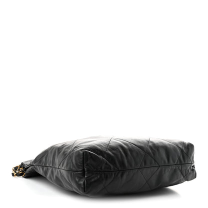 Chanel Shiny Calfskin Quilted Small Chanel 22 Black 5 of 11