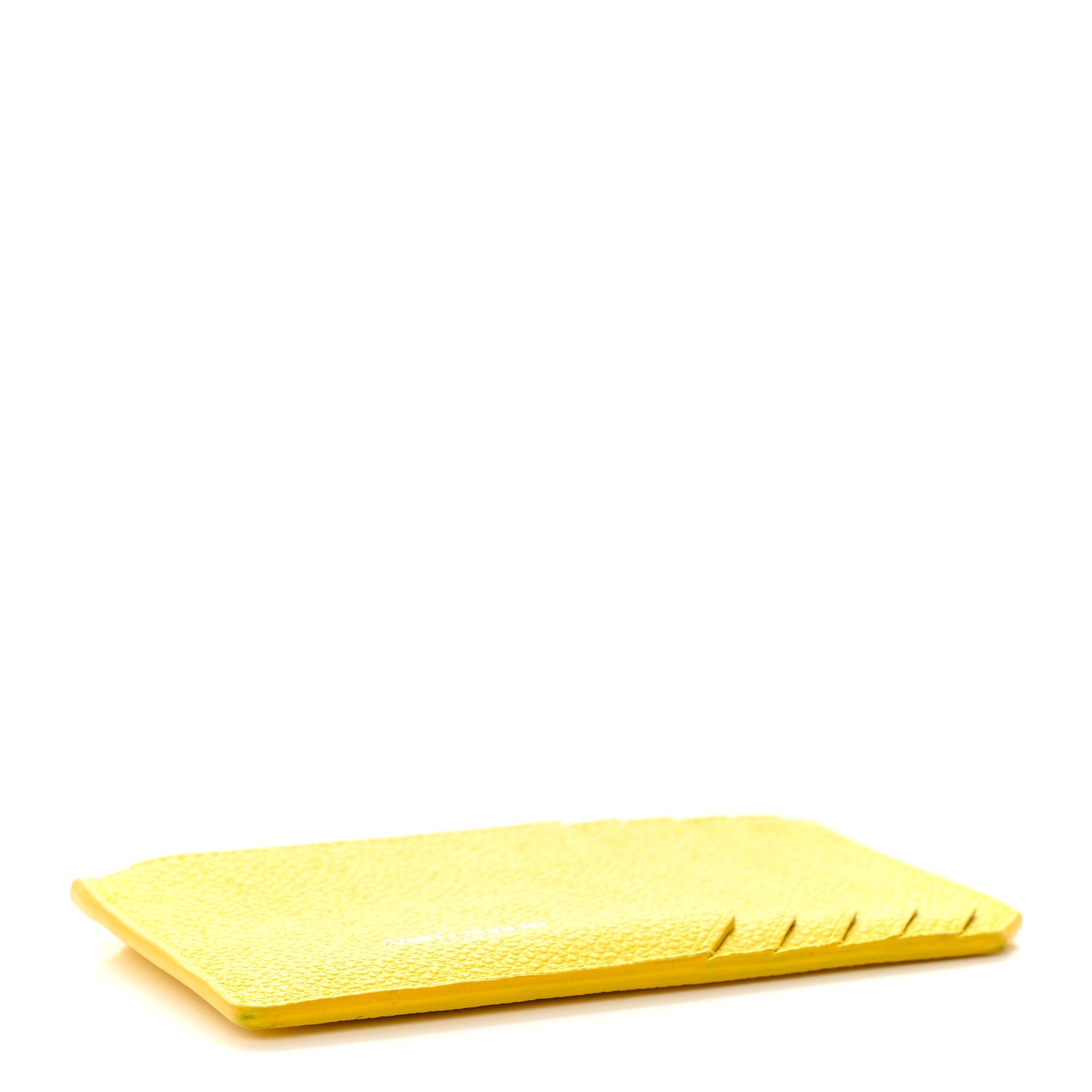 Saint Laurent Grained Calfskin 5 Fragments Zip Pouch Card Holder Sunflower 4 of 8