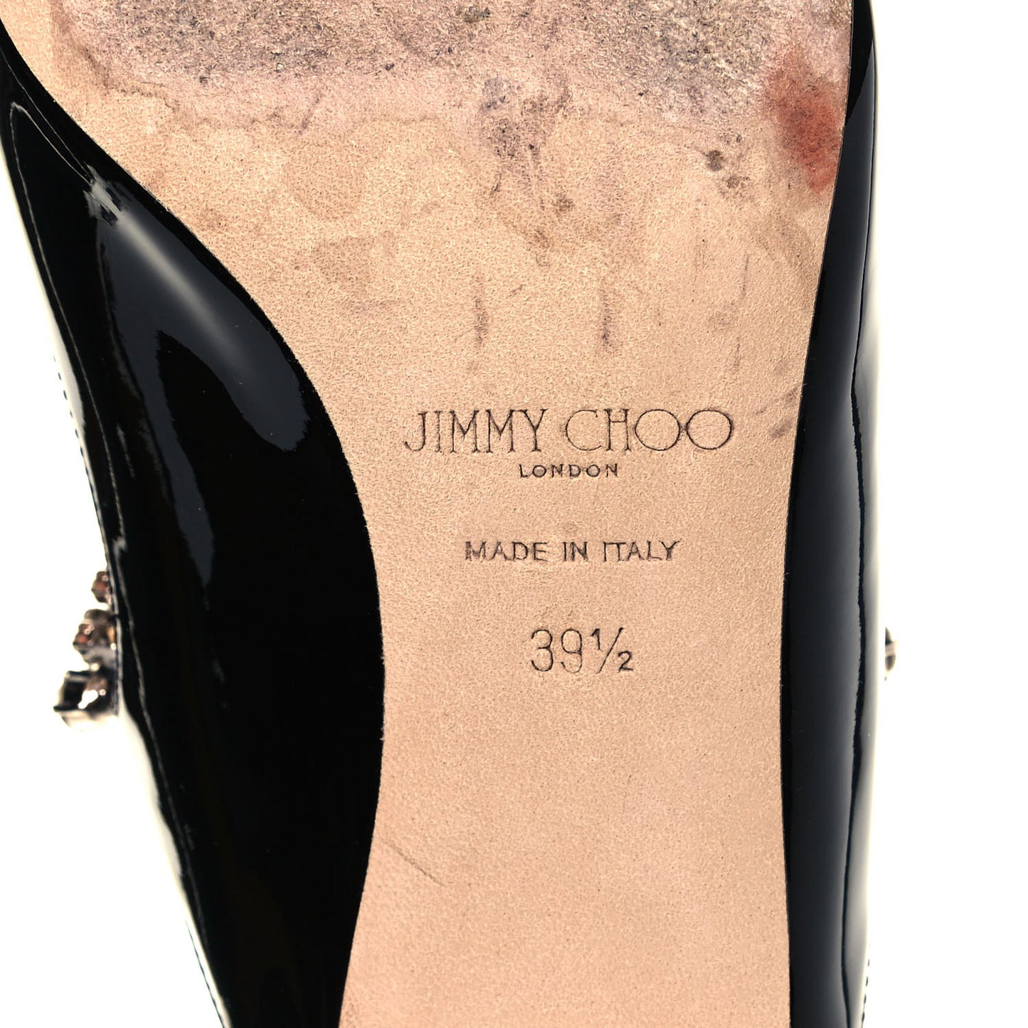 Patent Crystal Bing 65 Pumps 39.5 Black
