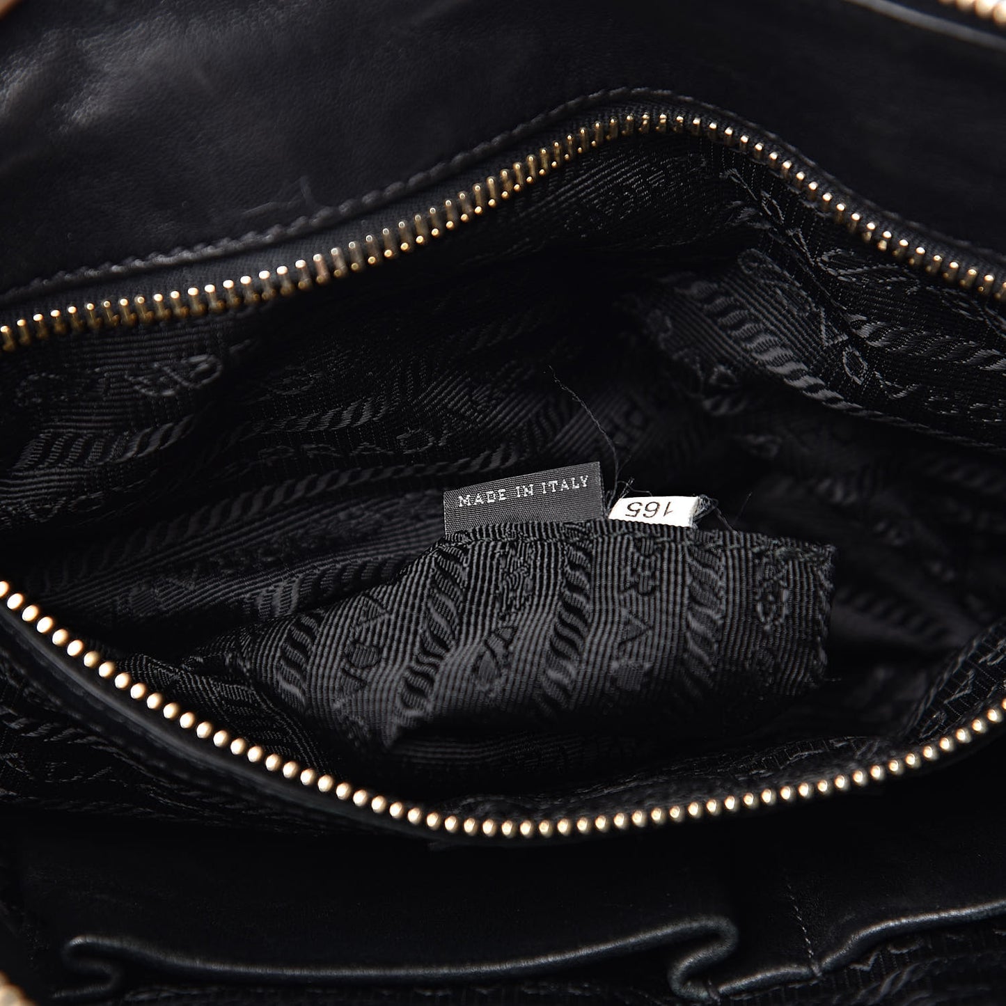 Tessuto Nylon Gaufre Tote Black