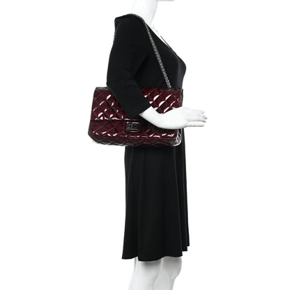 Chanel Patent Quilted 2.55 Reissue 227 Flap Light Burgundy 2 of 12