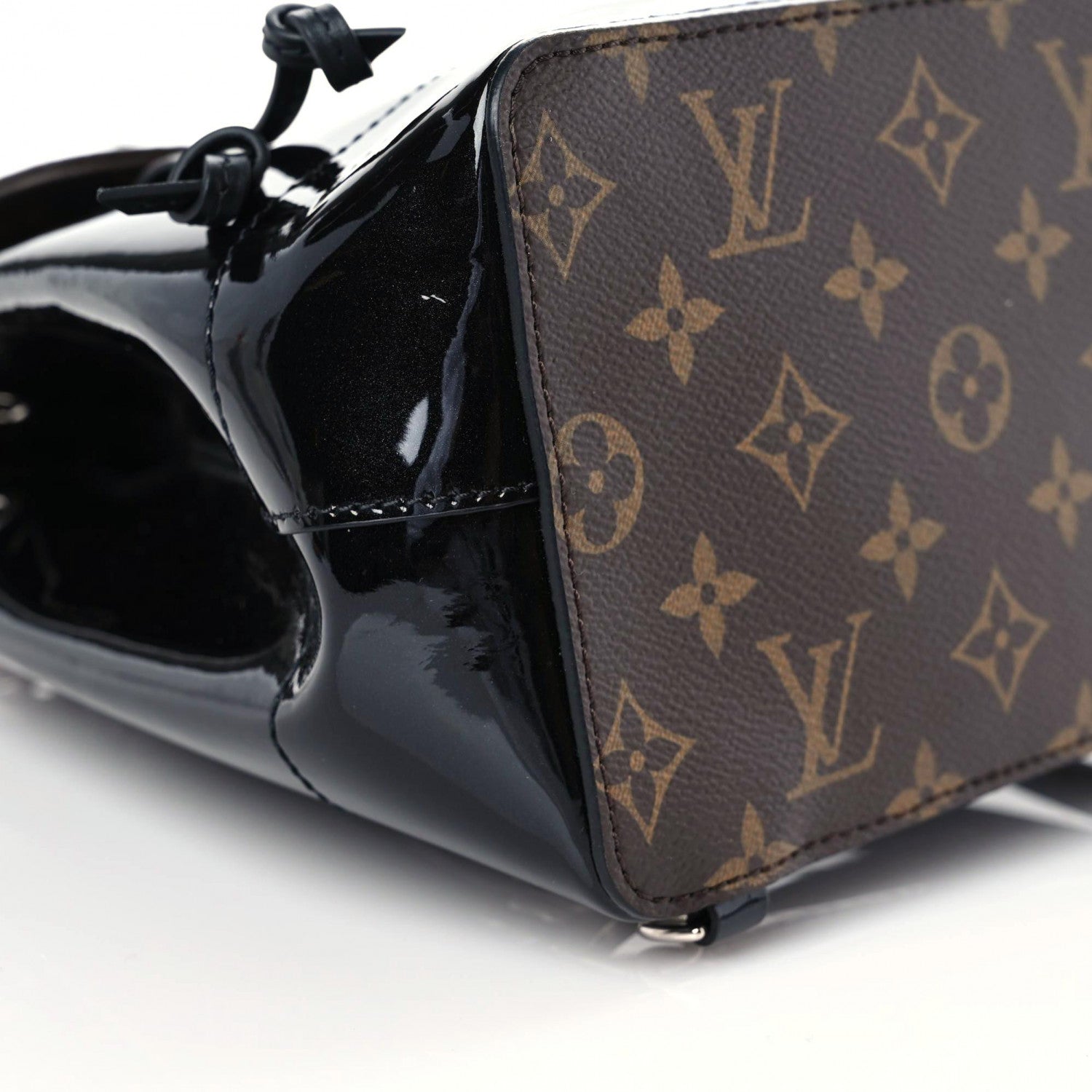 Louis Vuitton Patent Monogram Hot Springs Backpack Black 5 of 9