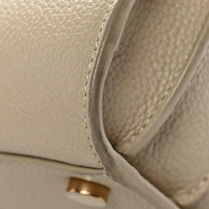 Saint Laurent Grained Calfskin Baby Supple Sac De Jour Sea Salt 11 of 12