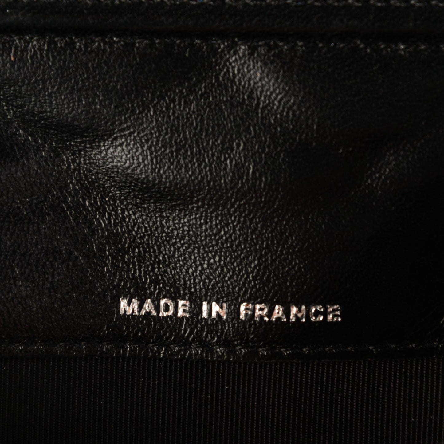 Lambskin Quilted Large Agenda Cover Black