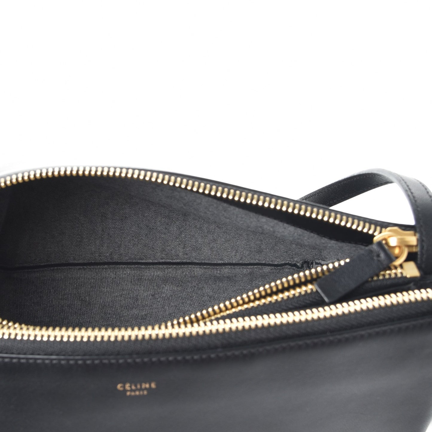 Lambskin Large Trio Crossbody Bag Black