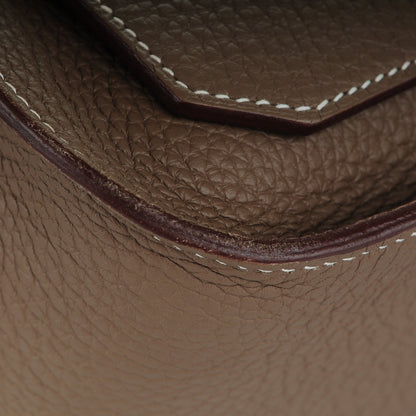 Hermes Taurillon Clemence Jypsiere 28 Etoupe 8 of 8