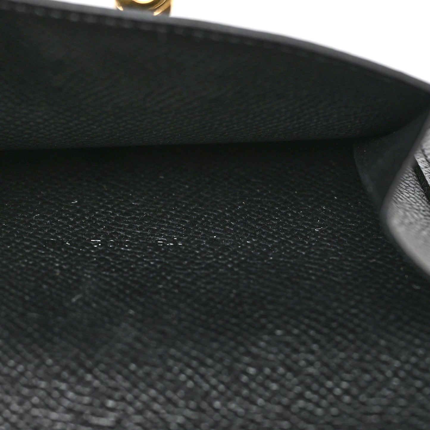 Epsom Kelly Pocket Compact Wallet Black