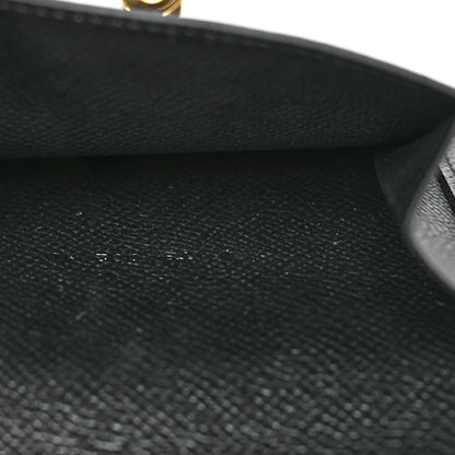 Hermes Epsom Kelly Pocket Compact Wallet Black 8 of 9