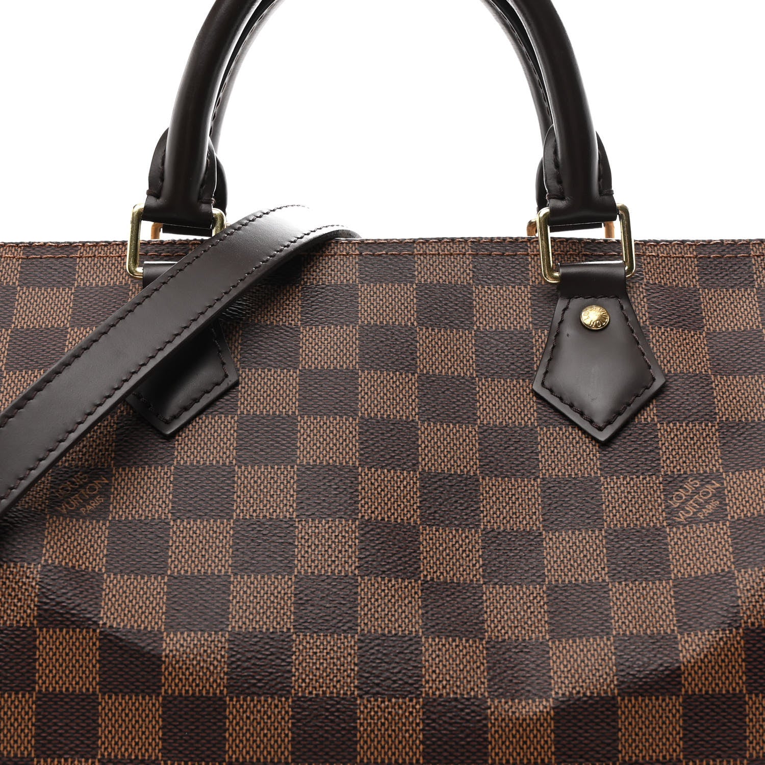 Louis Vuitton Damier Ebene Speedy Bandouliere 30 8 of 11