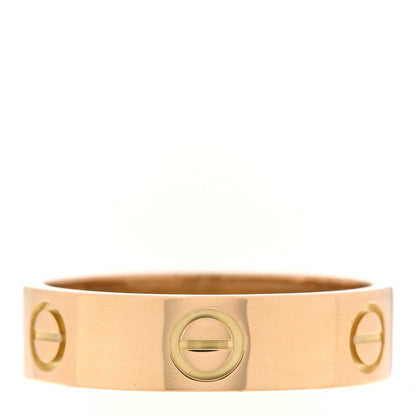 Cartier 18K Yellow Gold 5.5mm LOVE Ring 57 8 1 of 4