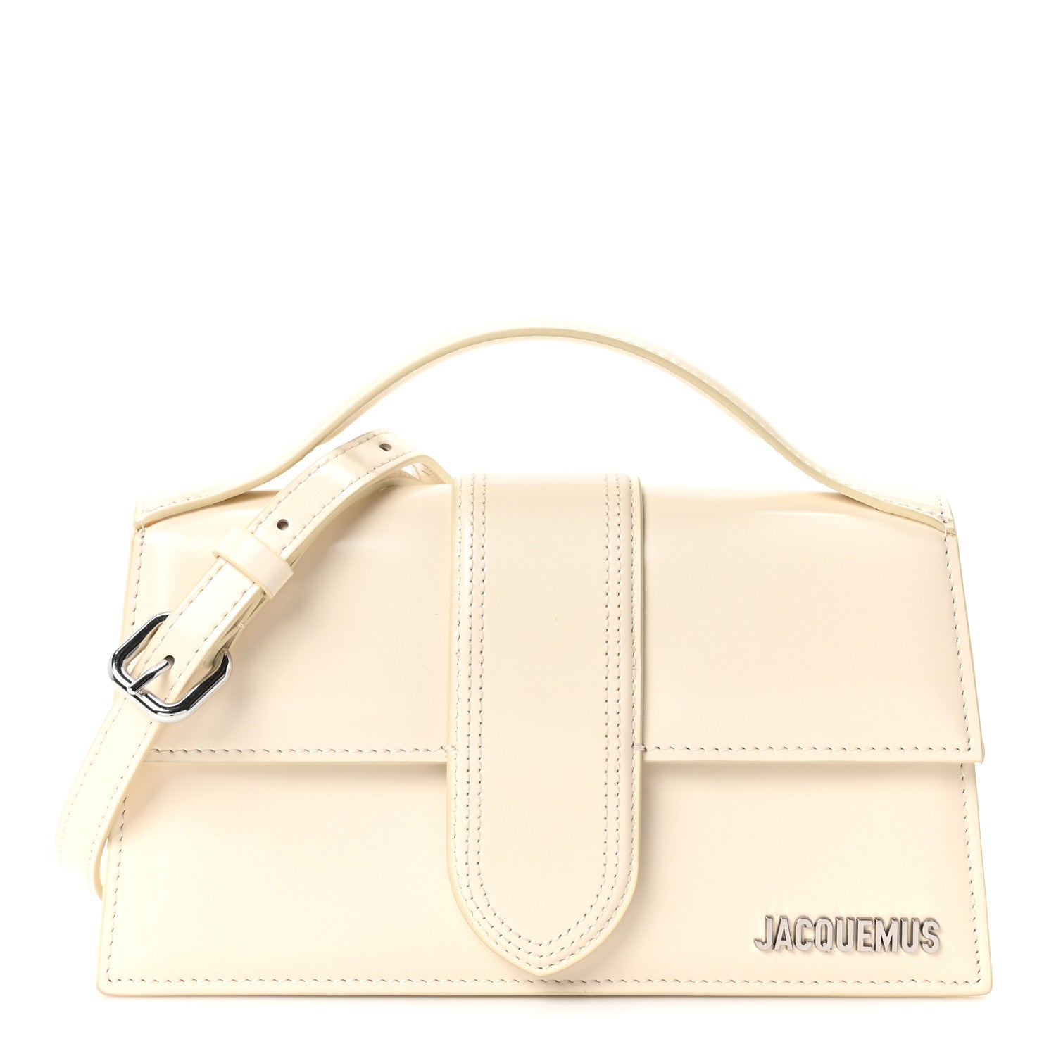 Jacquemus Smooth Calfskin Le Grand Bambino Ivory 1 of 9