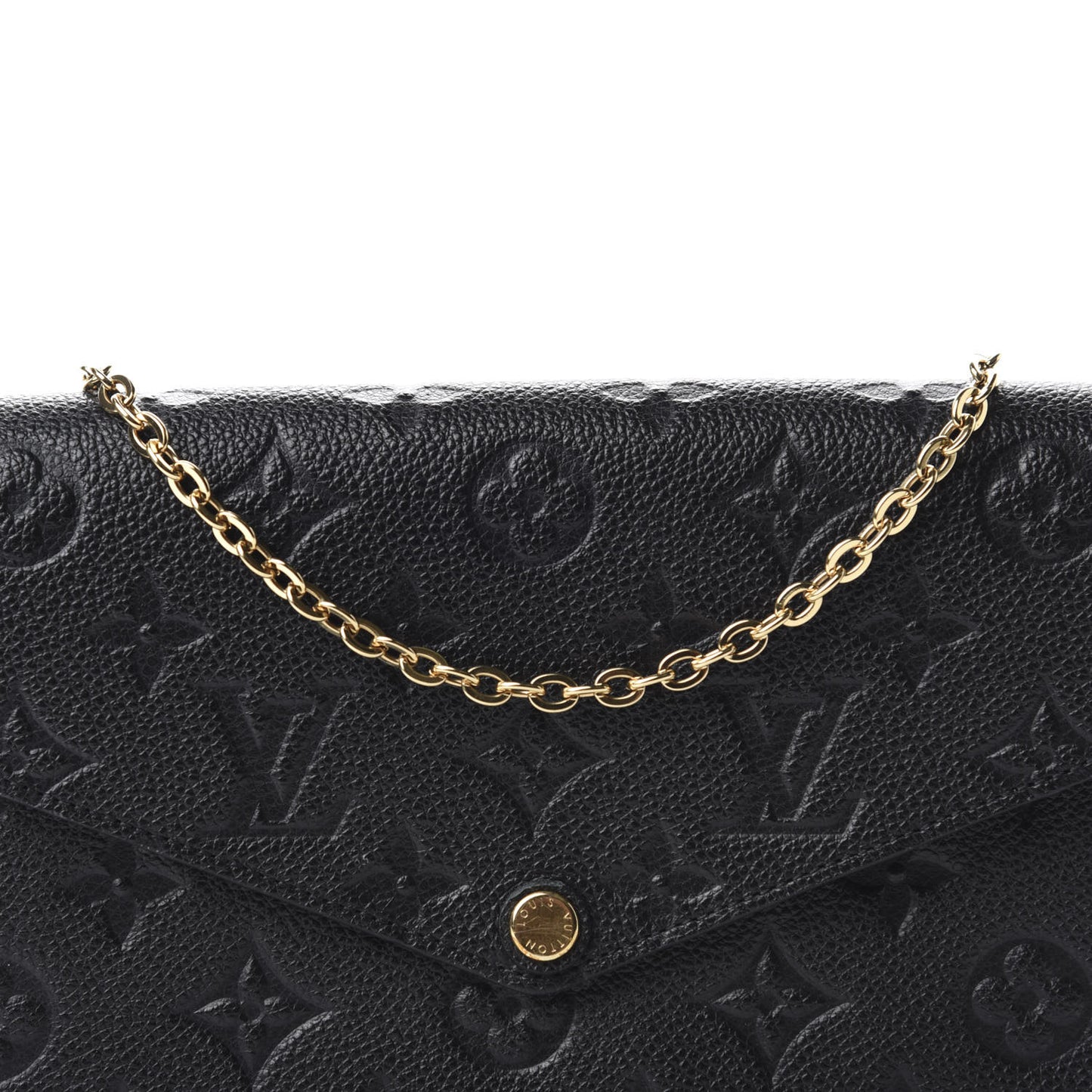 Empreinte Pochette Felicie Chain Wallet Black