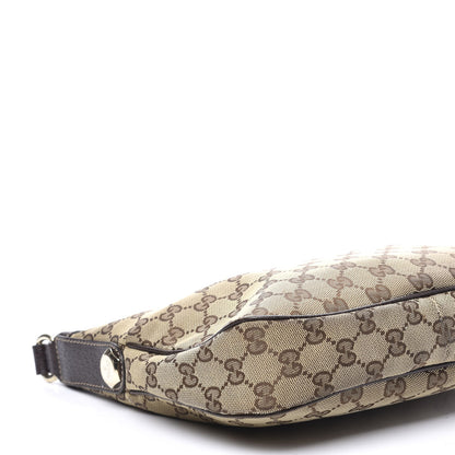 Gucci Monogram Charmy Hobo Brown 5 of 10