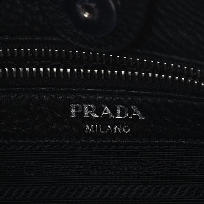 Prada Vitello Daino Bucket Bag Black 5 of 8