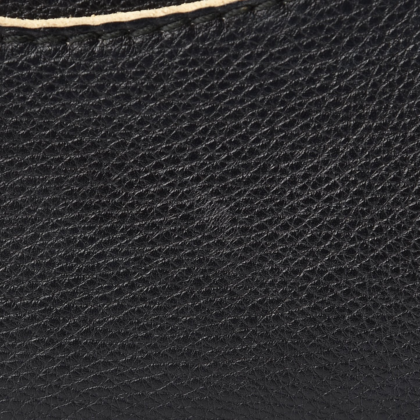 Supple Grained Calfskin Classic Silver Hardware Highlight City Black