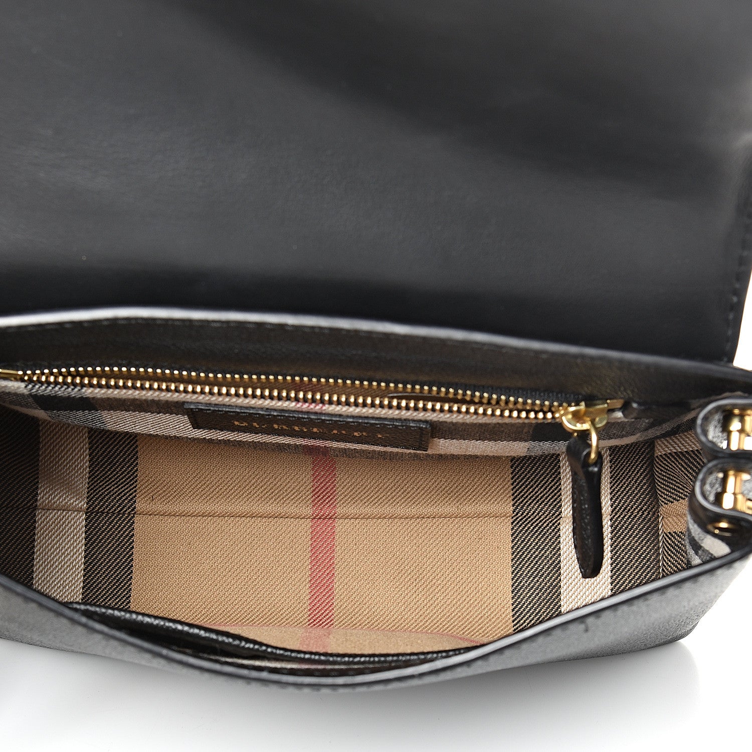Burberry Soft Grain Calfskin Small Medley Crossbody Black 4 of 10