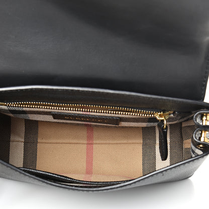 Burberry Soft Grain Calfskin Small Medley Crossbody Black 4 of 10