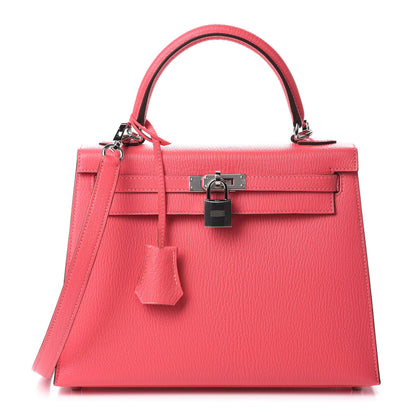 Hermes Chevre Kelly Sellier 25 Rose Lipstick 1 of 11