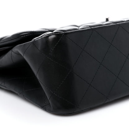 Chanel Lambskin Quilted Jumbo Double Flap Black 8 of 11