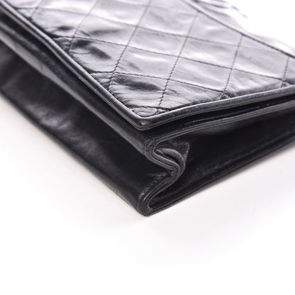 Chanel Lambskin Quilted CC Small Single Flap Black 14 of 16