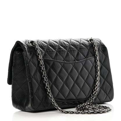 Chanel Aged Calfskin Quilted 2.55 Reissue 225 Flap Black 3 of 15
