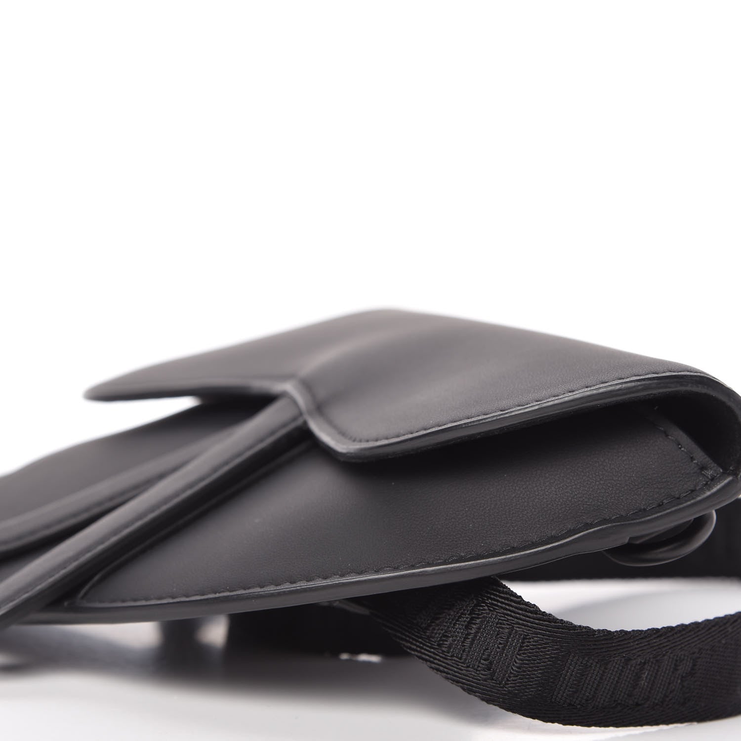 Christian Dior Ultra Matte Calfskin Saddle Belt Bag Black 7 of 9