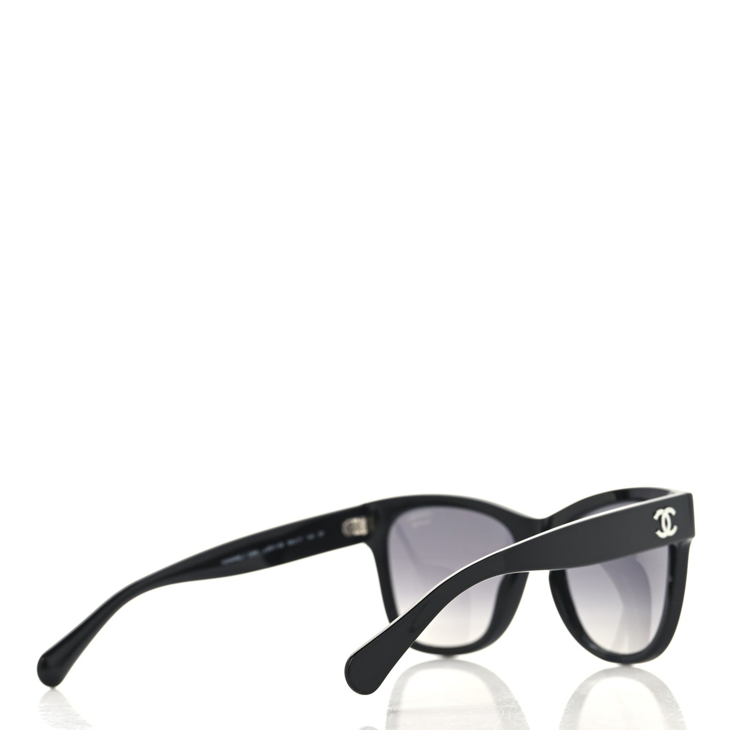 Acetate Polarized Square CC Sunglasses 5380 Black