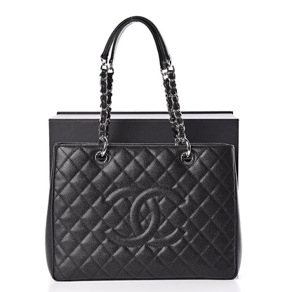 Chanel Caviar Quilted Grand Shopping Tote GST Black 15 of 15