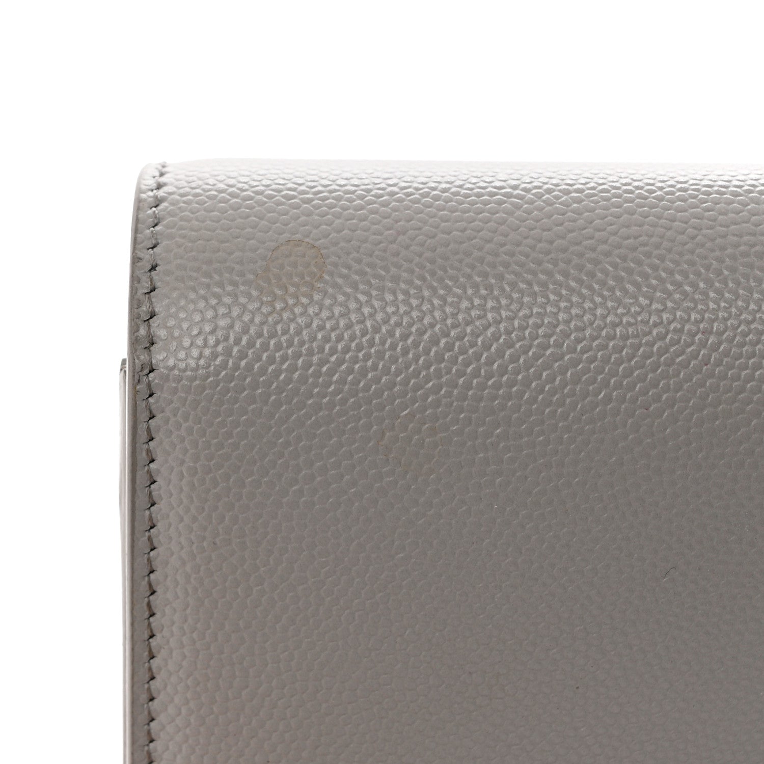 Saint Laurent Grain De Poudre Classic Monogram Kate Clutch Souris 8 of 10