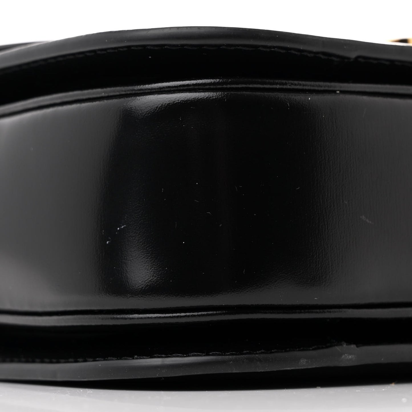 Shiny Calfskin Medium Triomphe Black