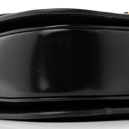 Celine Shiny Calfskin Medium Triomphe Black 11 of 12