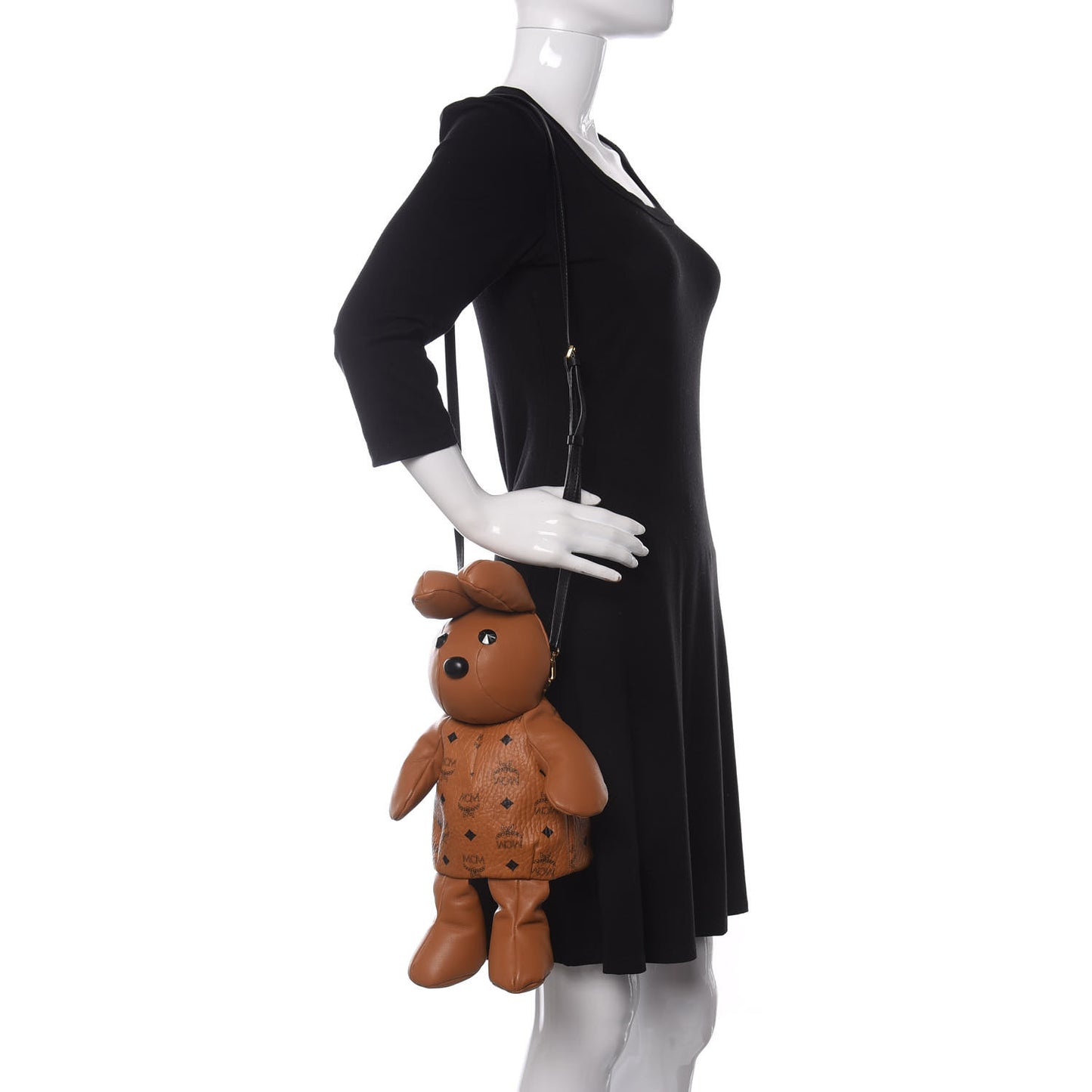 Visetos Rabbit Zoo Doll Backpack Cognac