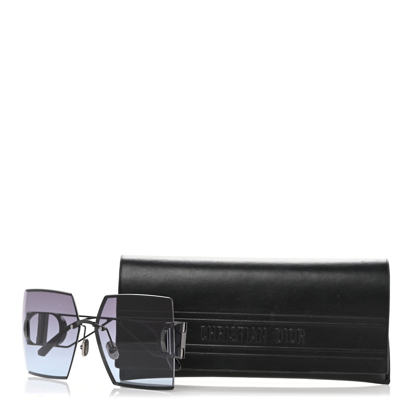 Square 30 Montaigne Sunglasses Black