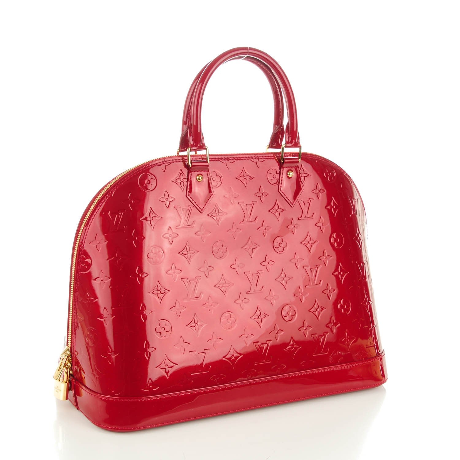Louis Vuitton Vernis Alma GM Pomme D'Amour 3 of 7