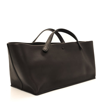 The Row Polished Saddle Calfskin Idaho Top Handle Dark Brown 3 of 11