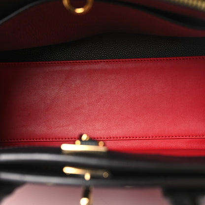 Louis Vuitton Taurillon City Steamer PM Black Rouge 5 of 9