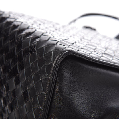 Bottega Veneta Nappa Ayers Intrecciato Small Tote Nero Black 10 of 12