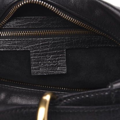 Gucci Calfskin Medium Horsebit Chain Hobo Black 6 of 11